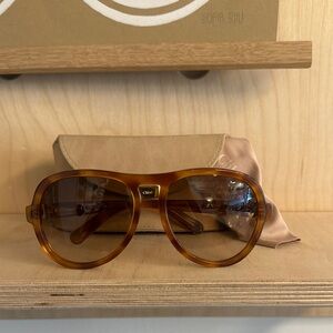 Chloé turtle shell brown Sunglasses